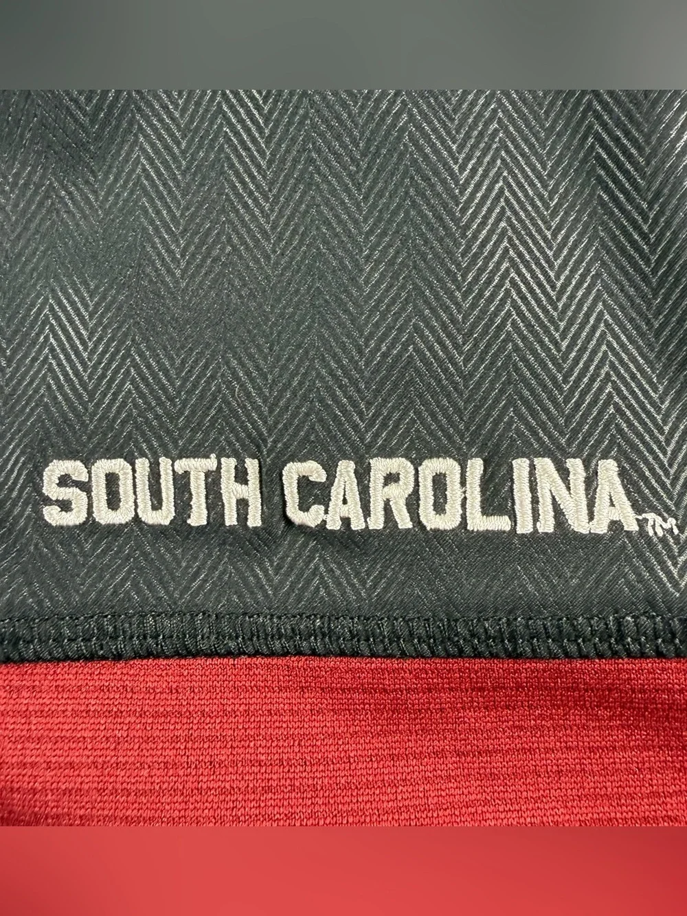 Under Armour South Carolina Gamecocks 1/4 Zip Pullover Jacket Red Men's XL